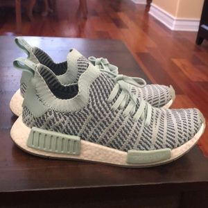 NMD R1 STLT Primeknit Turquoise woman sneakers